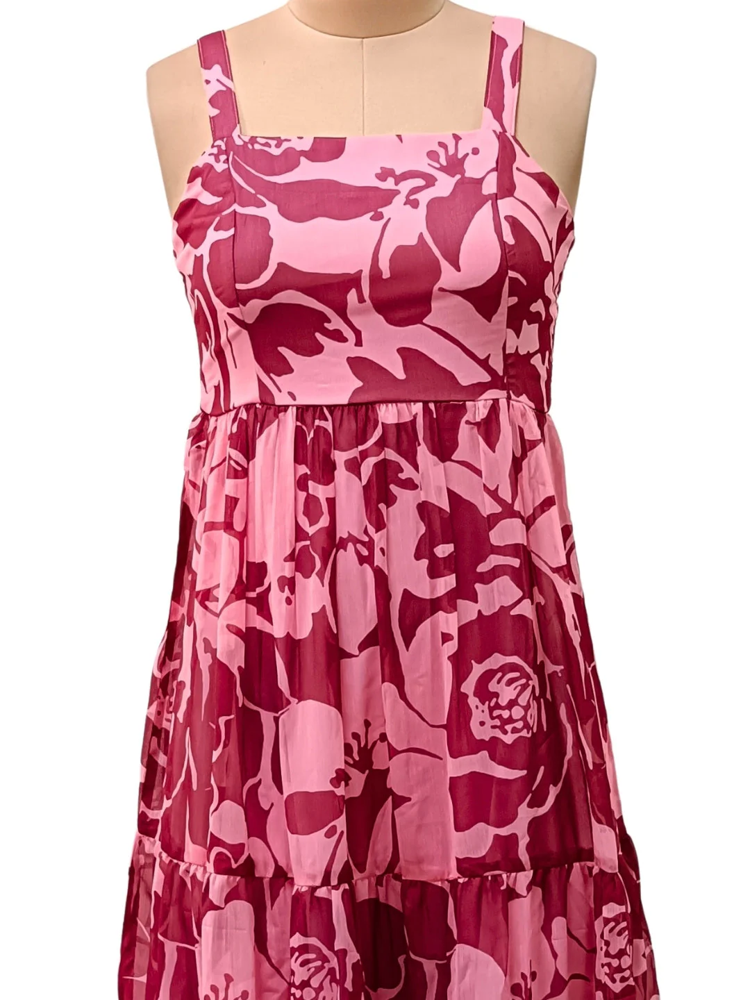 Multi Floral Midi Dress - Image 5