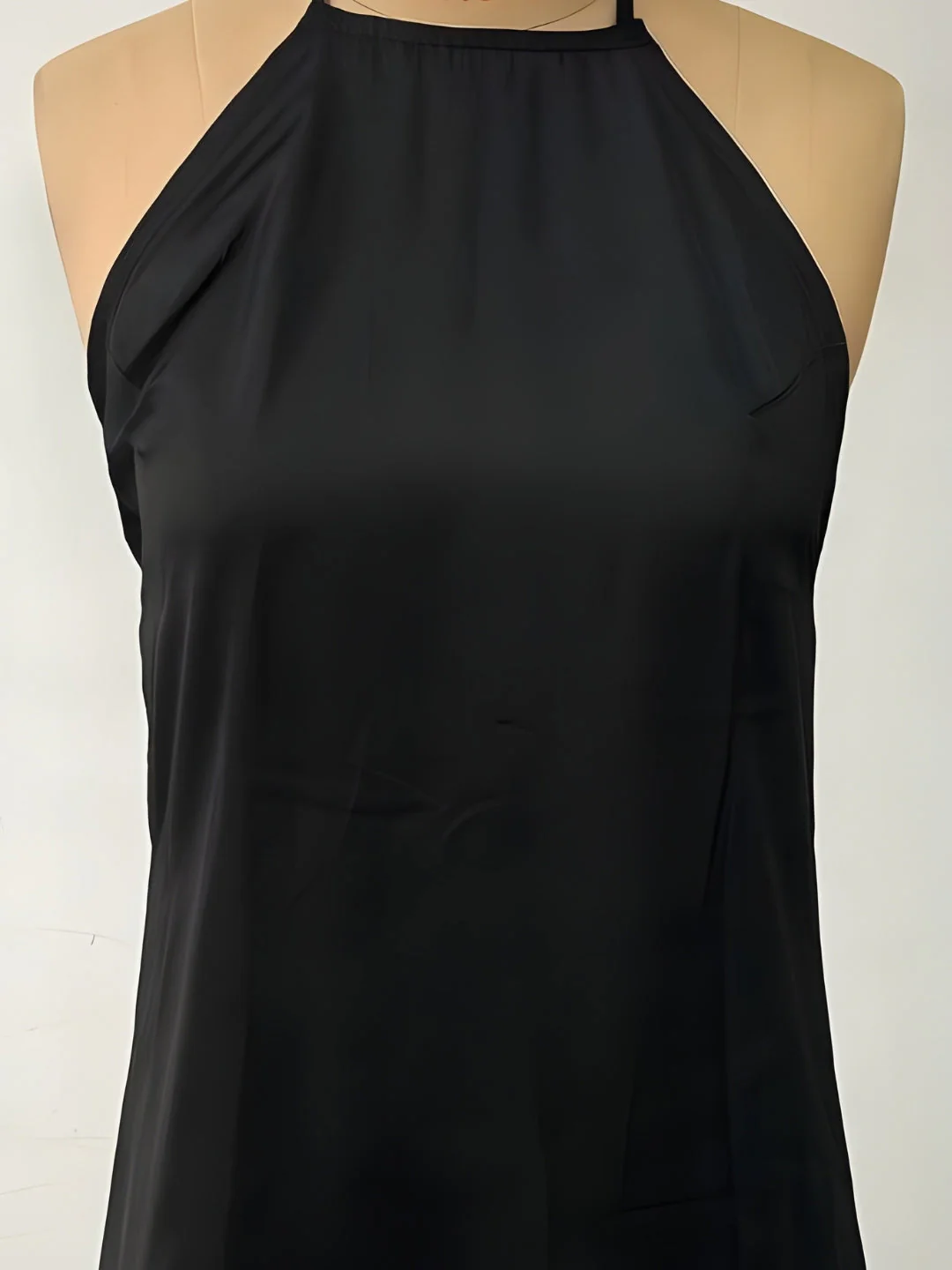 Black Solid Mini Dress - Image 5