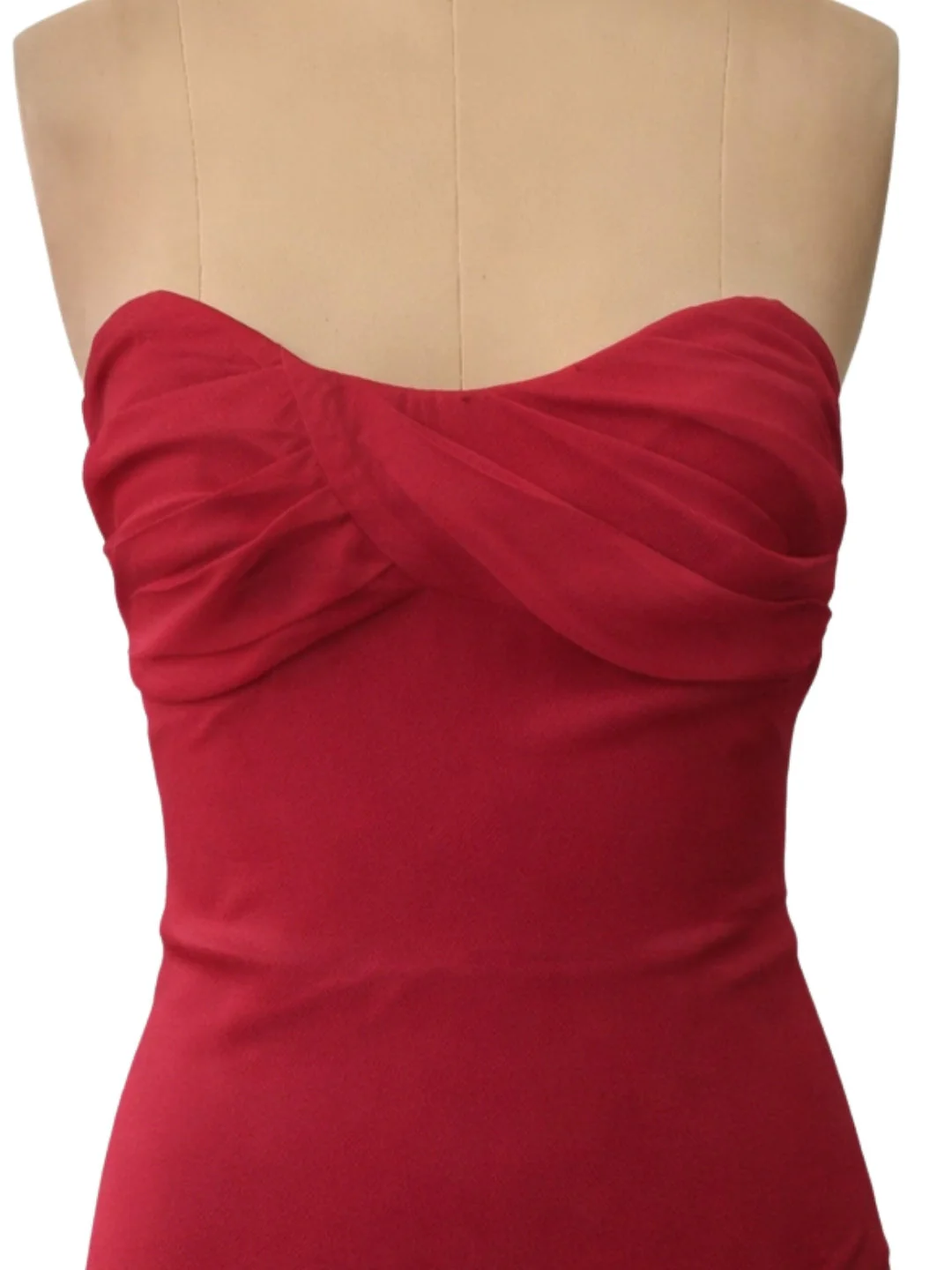 Magenta Solid Off-Shoulder Mini Dress - Image 5