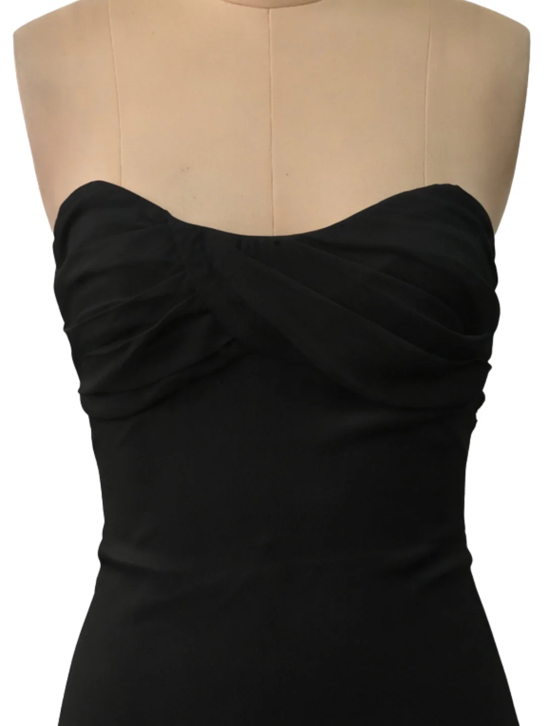 Black Solid Off-Shoulder Mini Dress - Image 5
