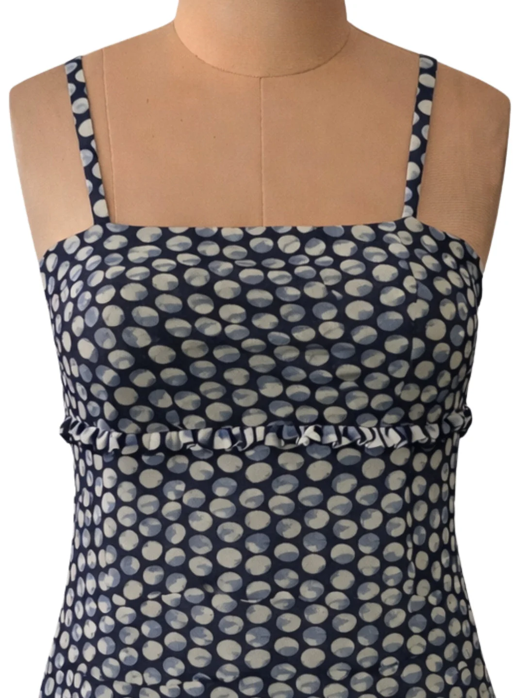 don't be basic Navy Abstract Shoulder Straps Mini Dress - Image 5