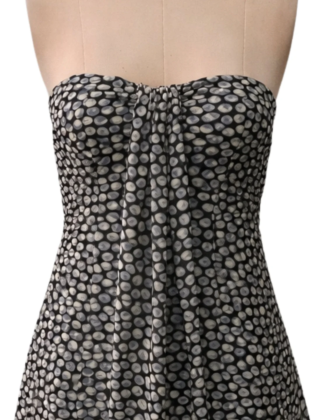 don't be basic Navy Abstract Off-Shoulder Mini Dress - Image 5