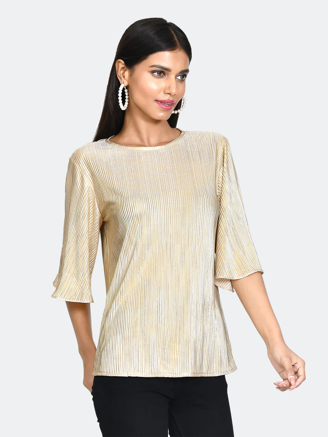 Gold Solid Regular Top - Image 2