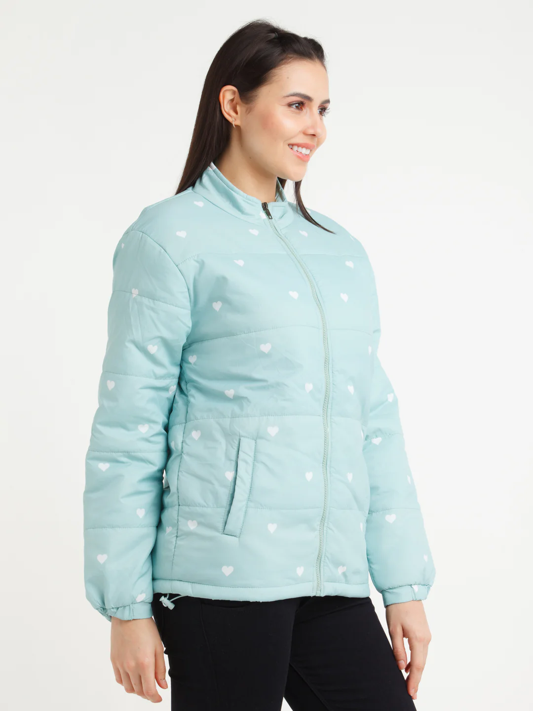 Green Printed Jacket - Image 3