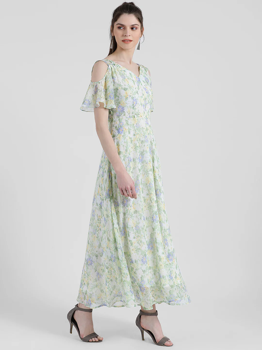 Printed Maxi Dress - Image 3