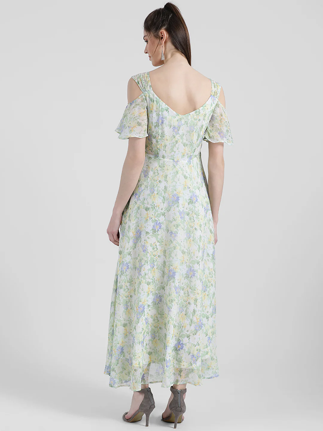 Printed Maxi Dress - Image 4