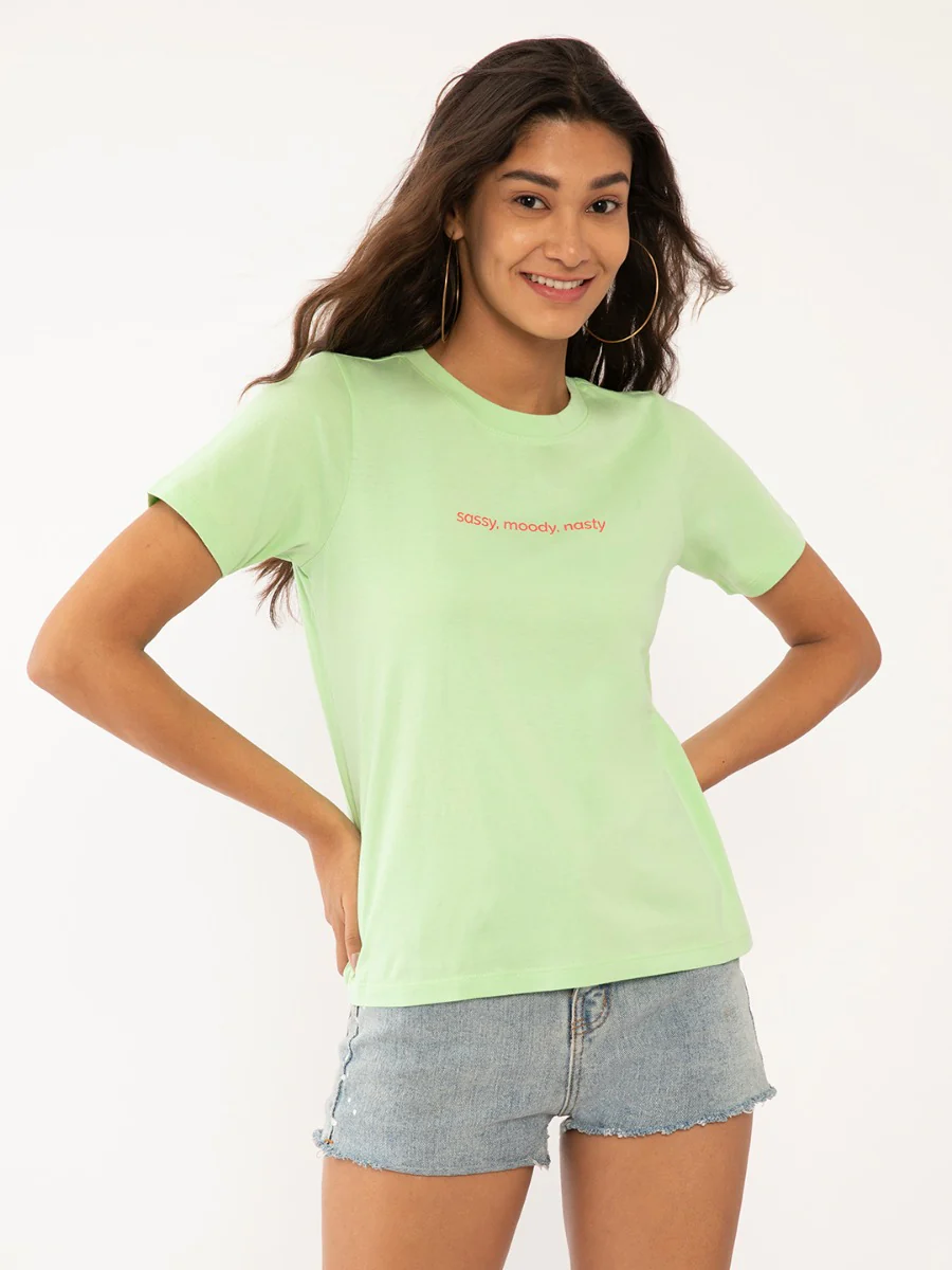 Green Printed T-Shirt - Image 2