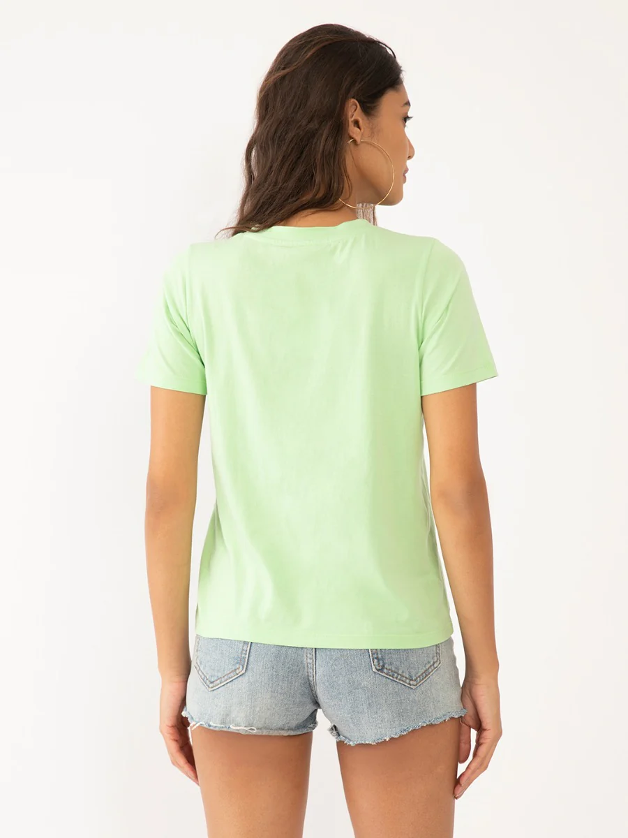 Green Printed T-Shirt - Image 4