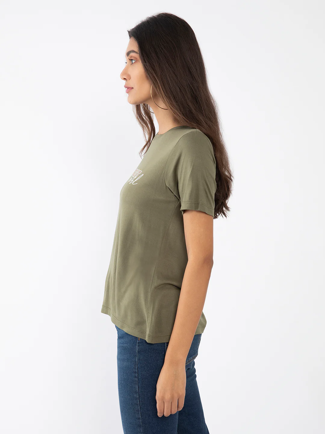 Green Printed T-Shirt - Image 3