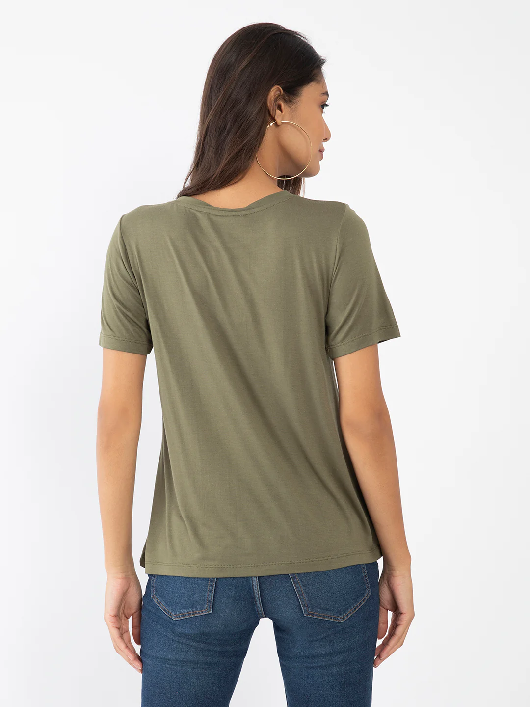 Green Printed T-Shirt - Image 4