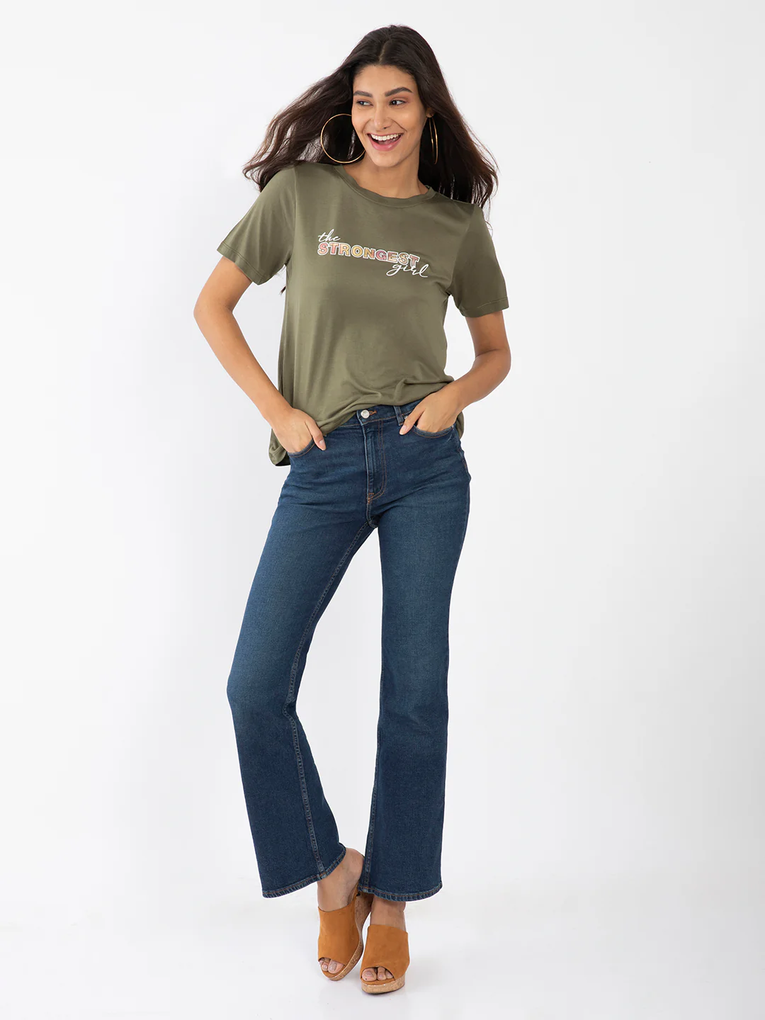 Green Printed T-Shirt - Image 5