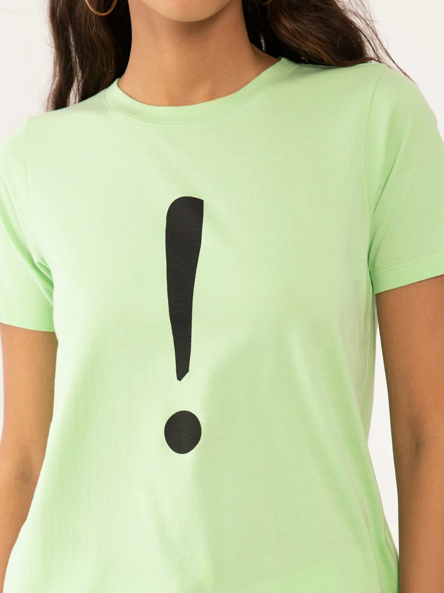 Green Printed T-Shirt - Image 6