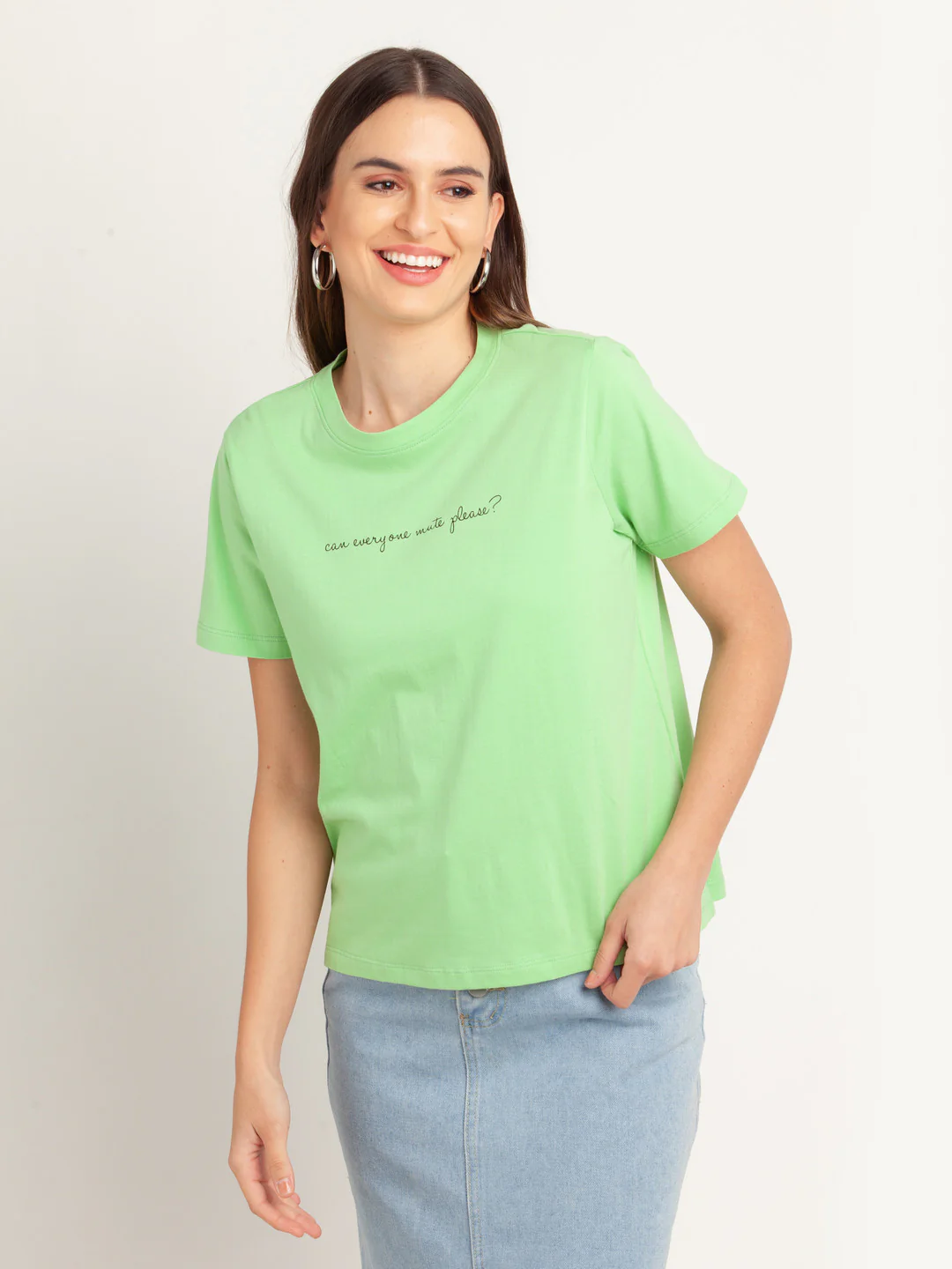 Green Printed T-Shirt - Image 2