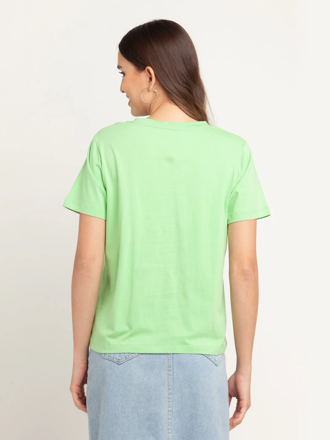 Green Printed T-Shirt - Image 4