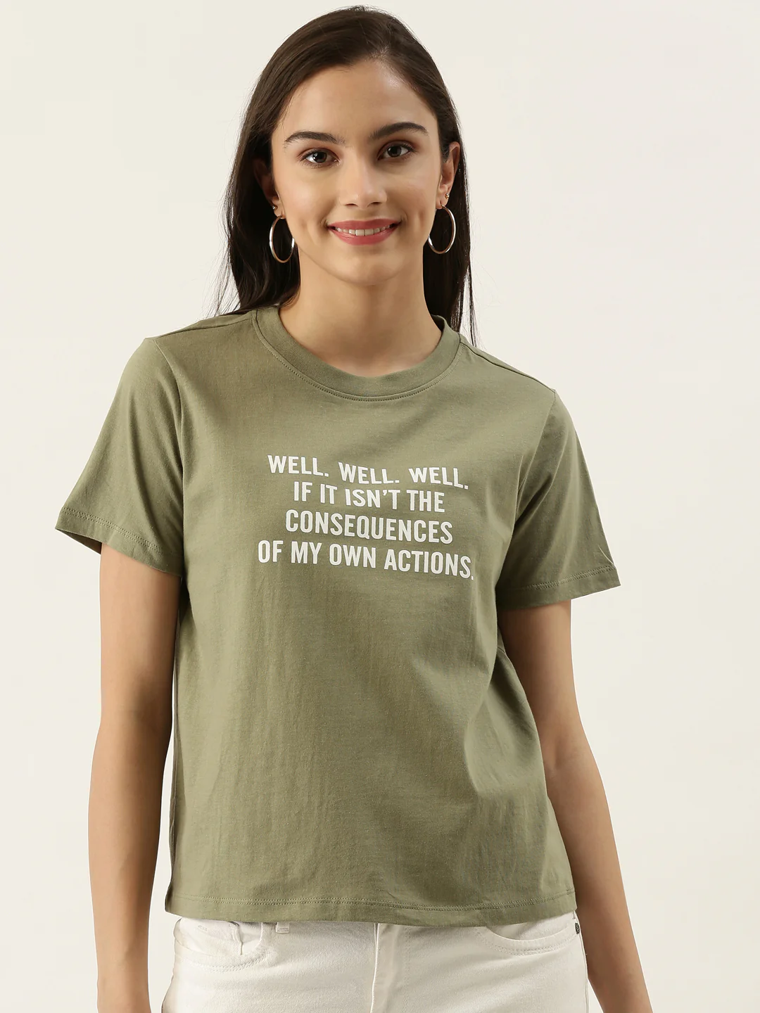 Green Printed T-Shirt - Image 2