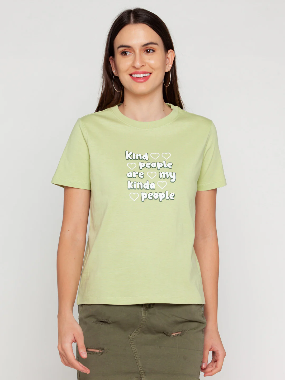 Green Printed T-Shirt - Image 2