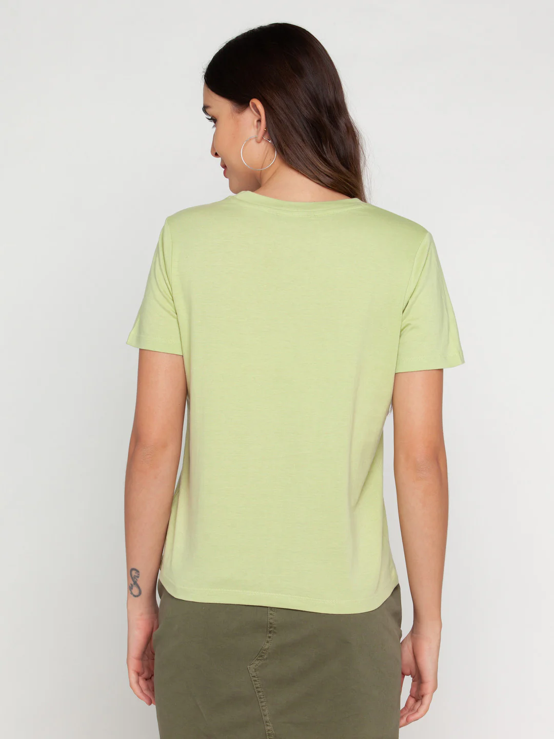 Green Printed T-Shirt - Image 4