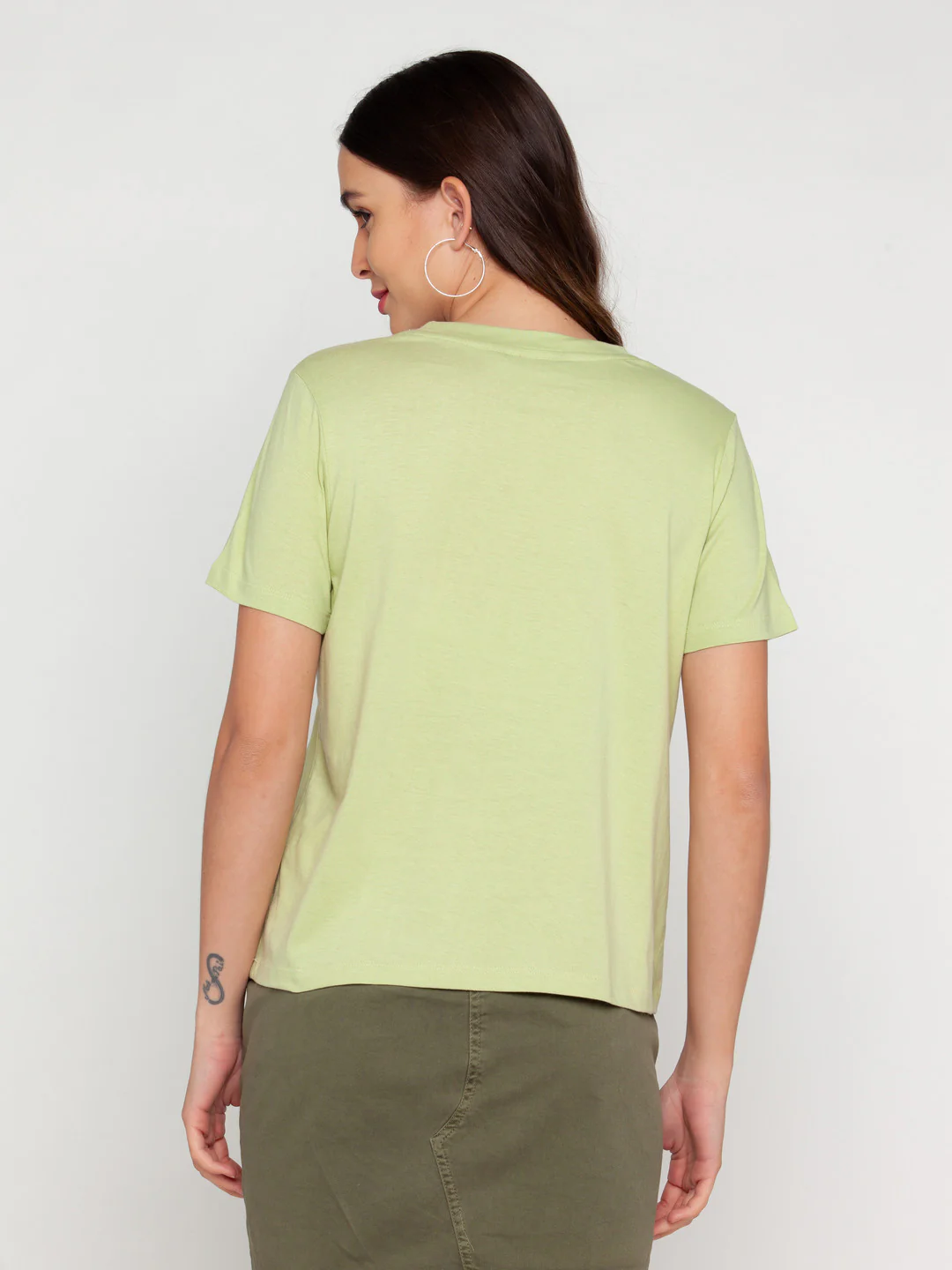 Green Printed T-Shirt - Image 4
