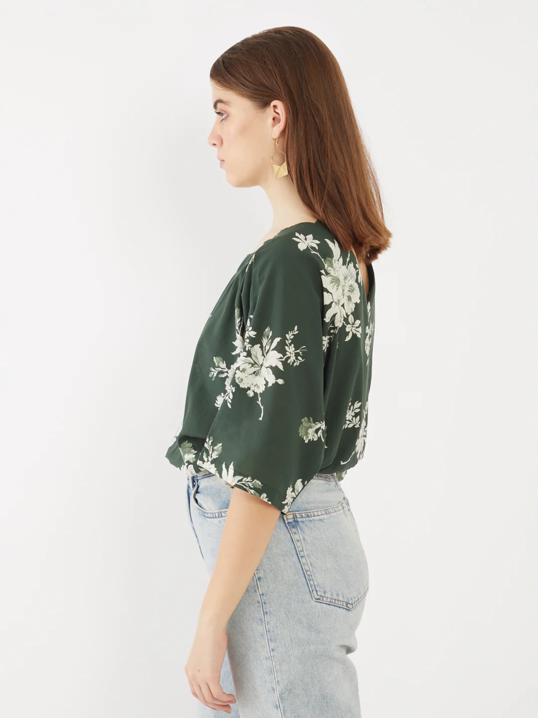 Green Printed Top - Image 3