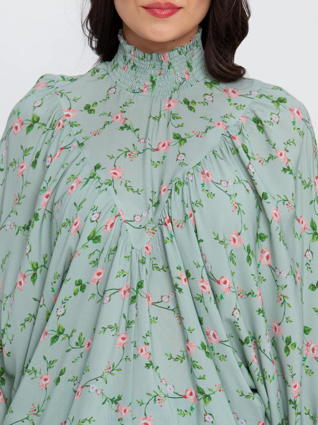 Green Printed Top - Image 6