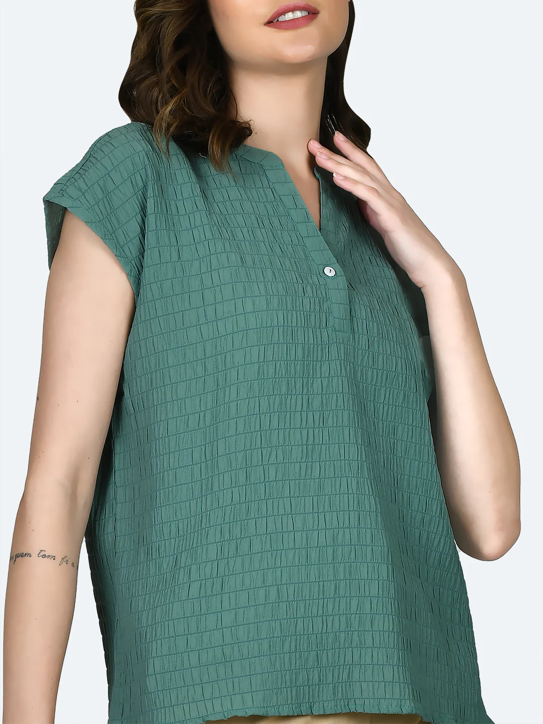 Green Self Design Top - Image 6