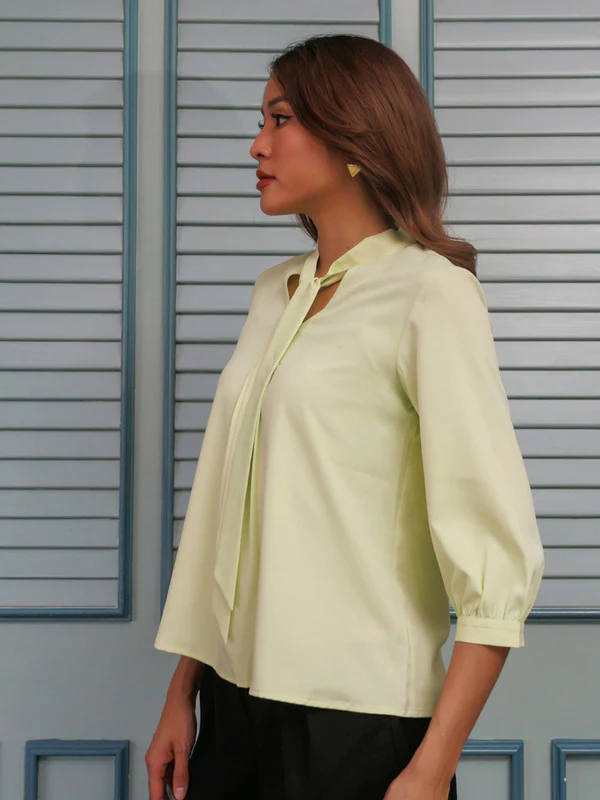 Green Solid Basic Top - Image 3