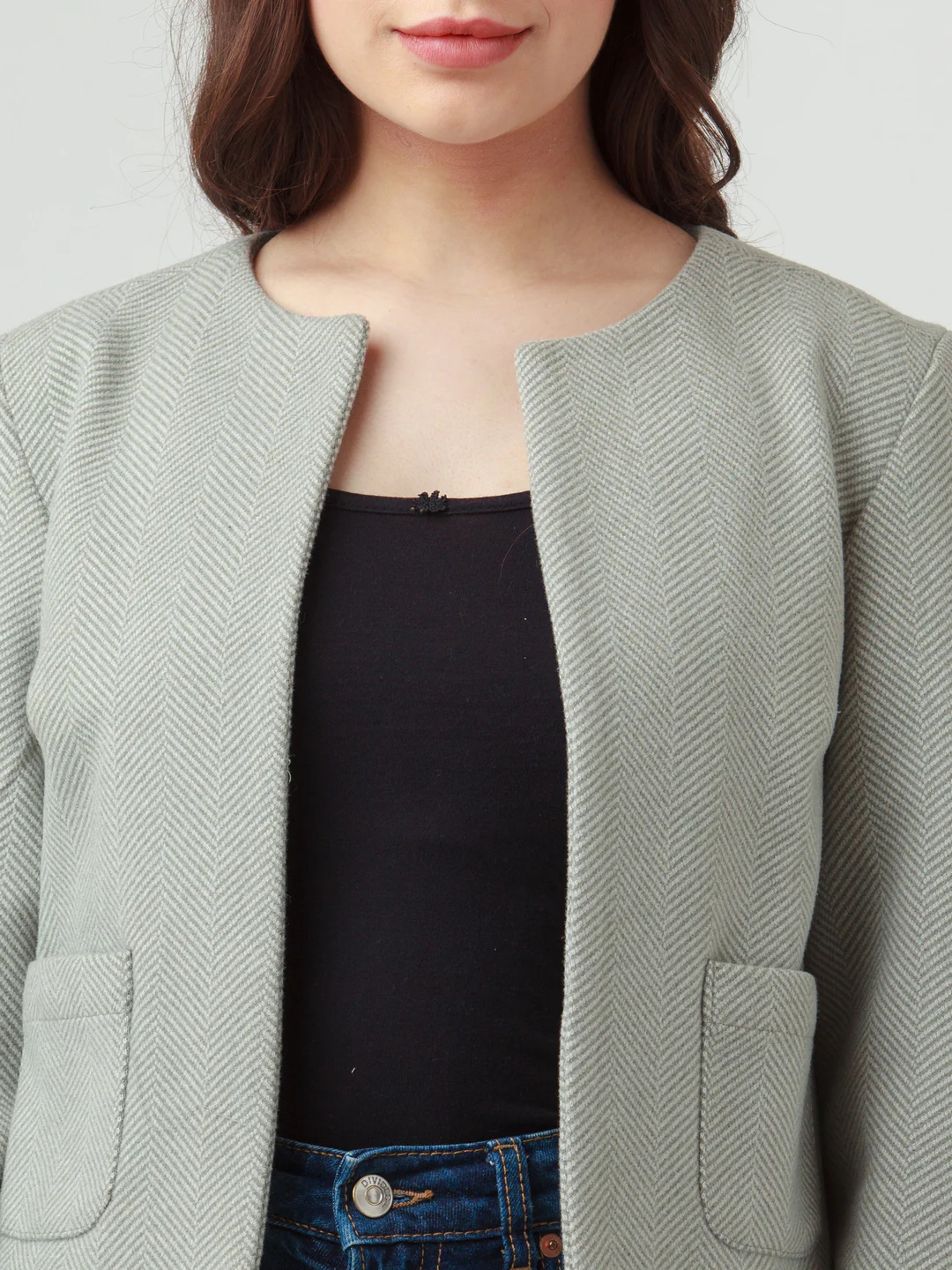 Green Solid Jacket - Image 6