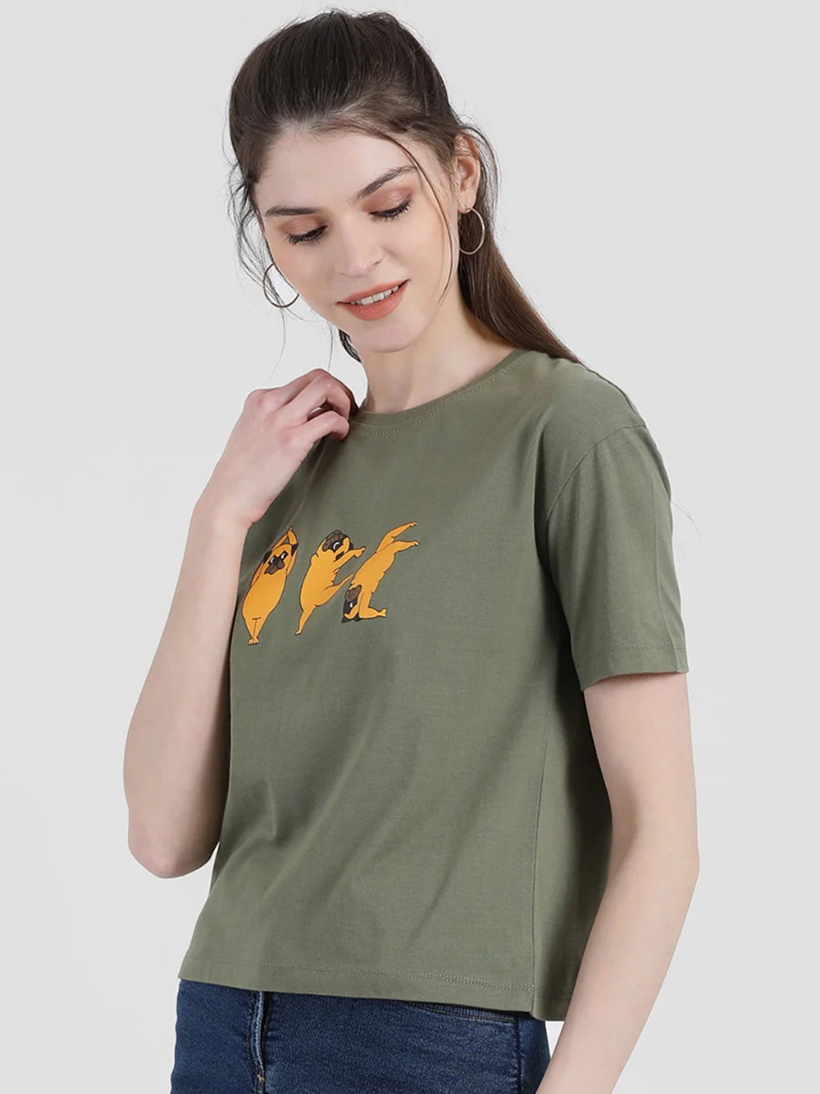 Green Graphic T-Shirt - Image 2