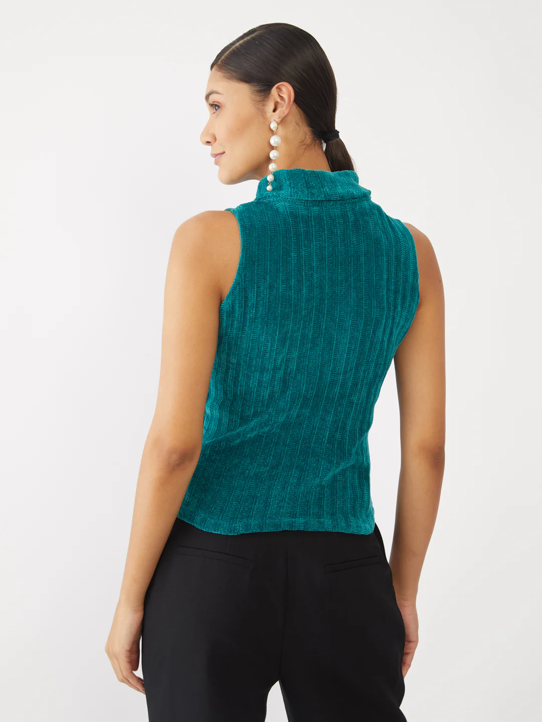 Green Textured Top - Image 2