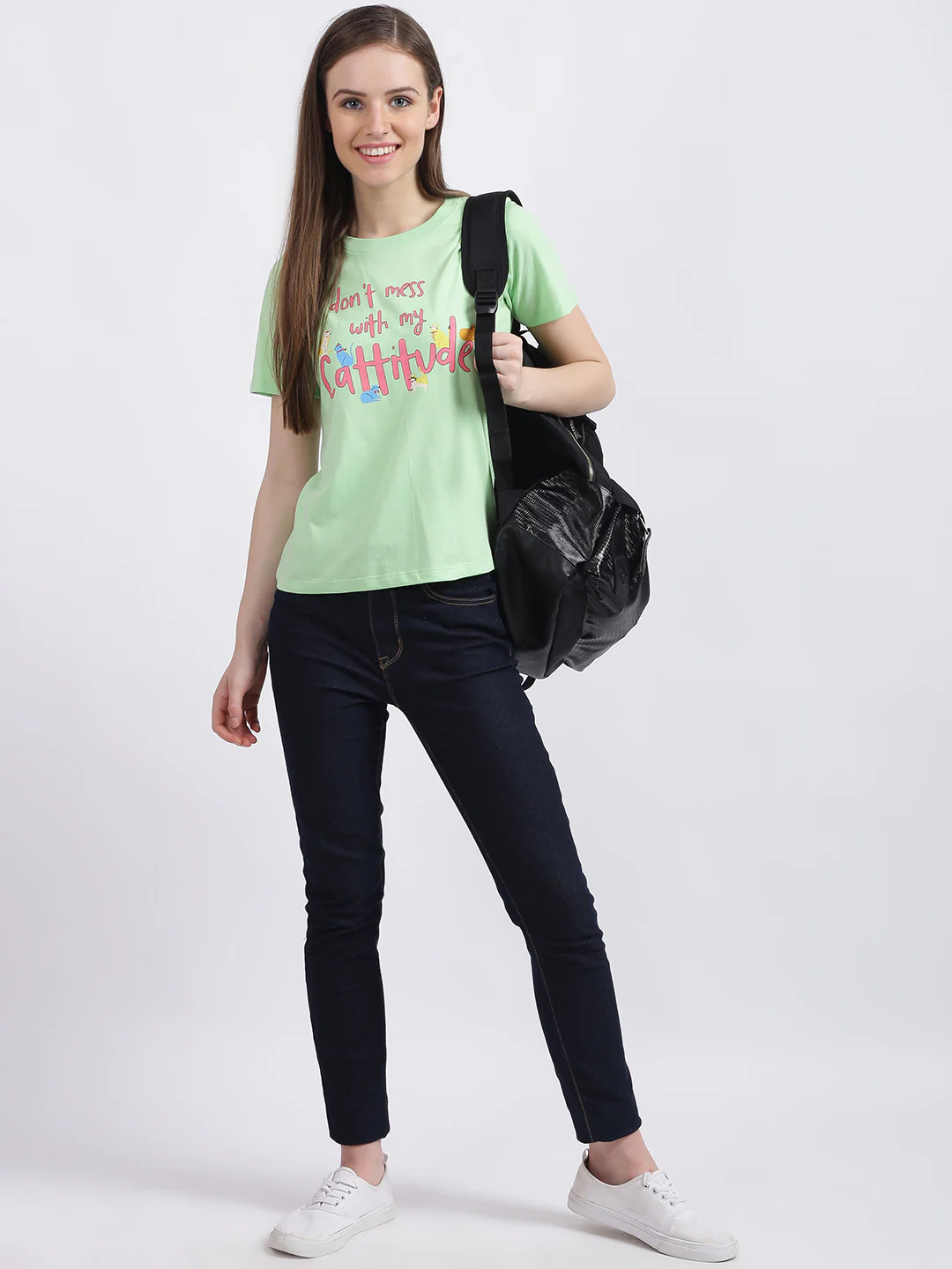Green Typographic T-Shirt - Image 5