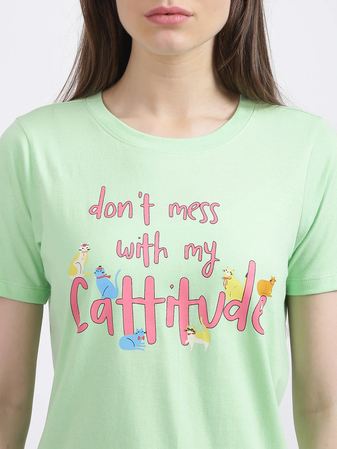 Green Typographic T-Shirt - Image 6