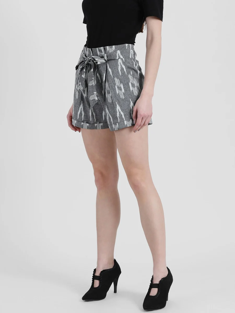Grey Printed Short Pant - Image 3