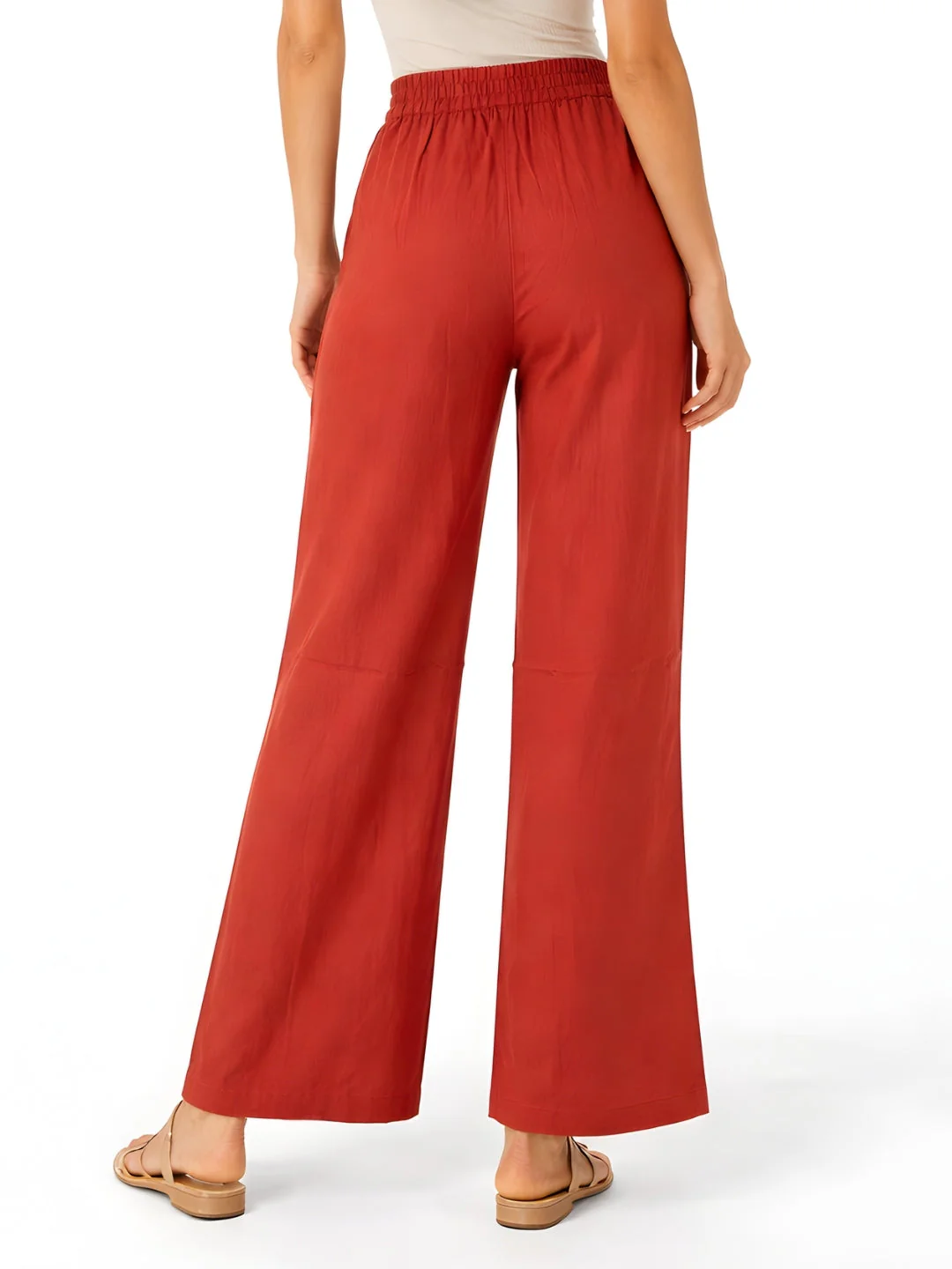 Rust Solid Trouser - Image 4