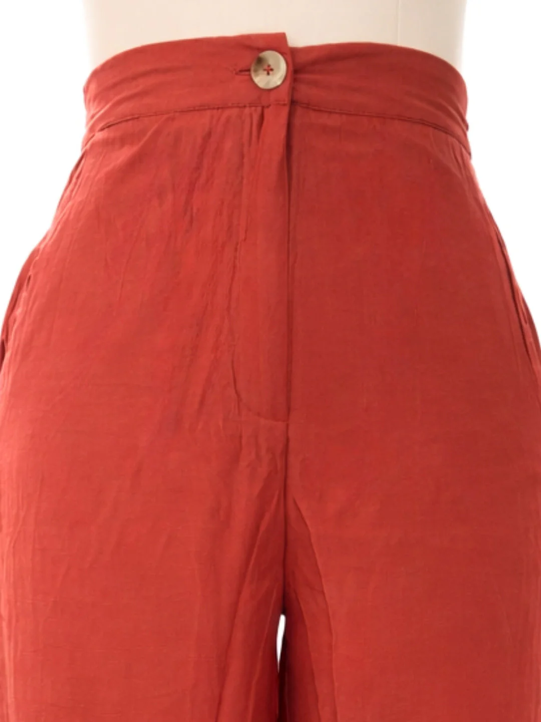 Rust Solid Trouser - Image 5
