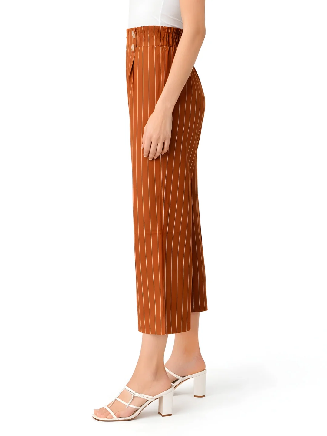 Brown Striped Trouser - Image 3