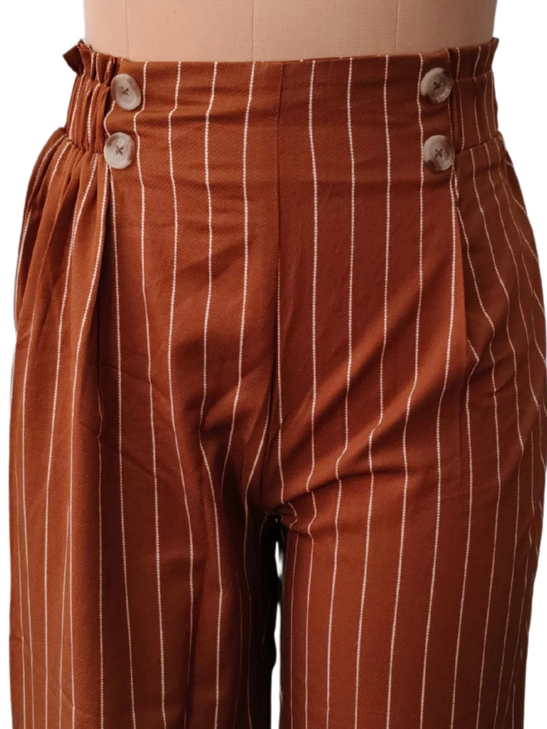 Brown Striped Trouser - Image 5