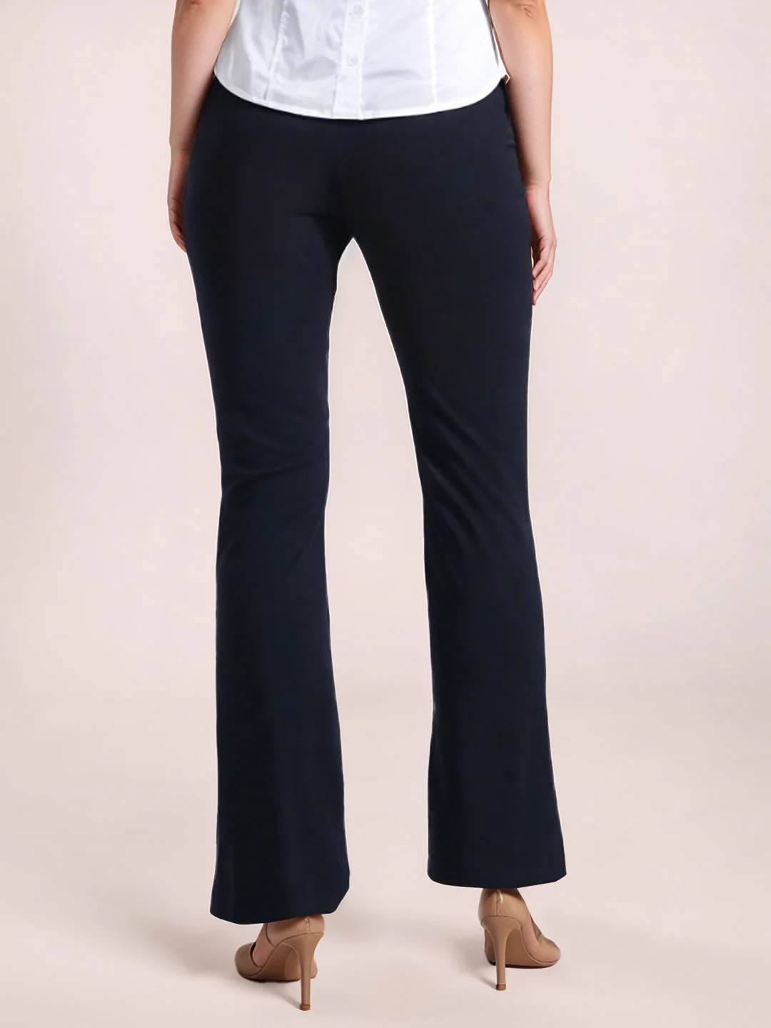 Zink London Women's BLACK Plain Trouser - Image 4