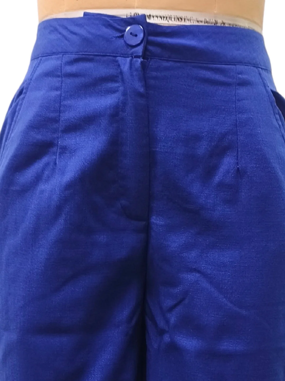 Blue Solid Trouser - Image 5