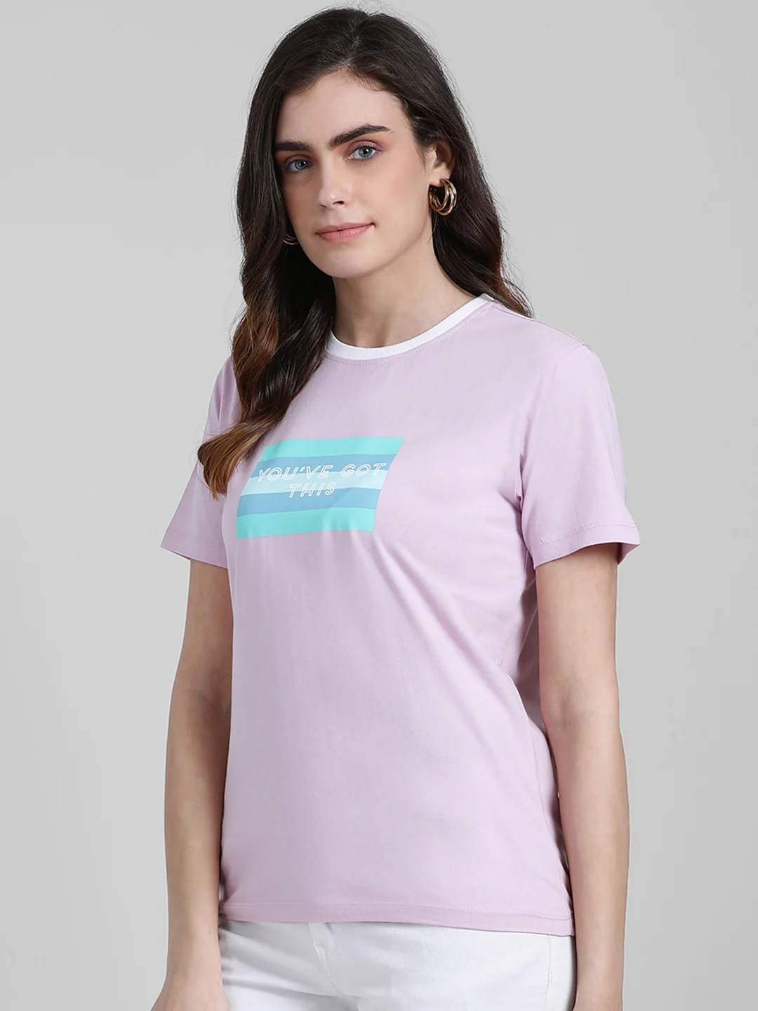 Pink Printed T-Shirt