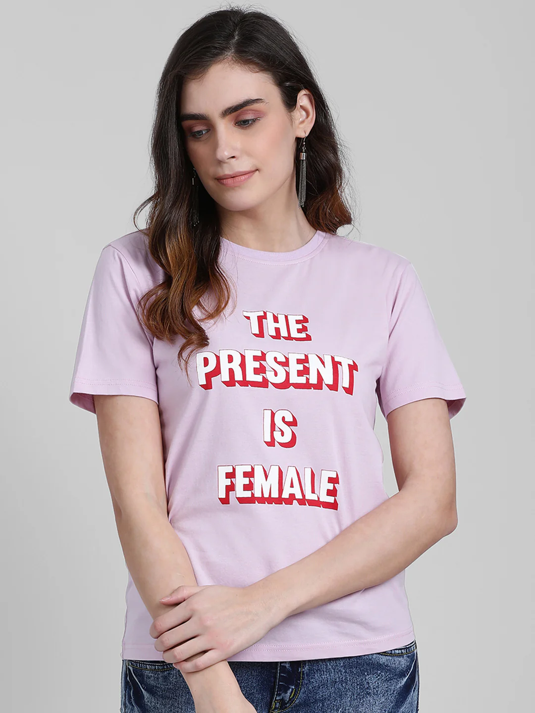 Pink Printed T-Shirt - Image 4