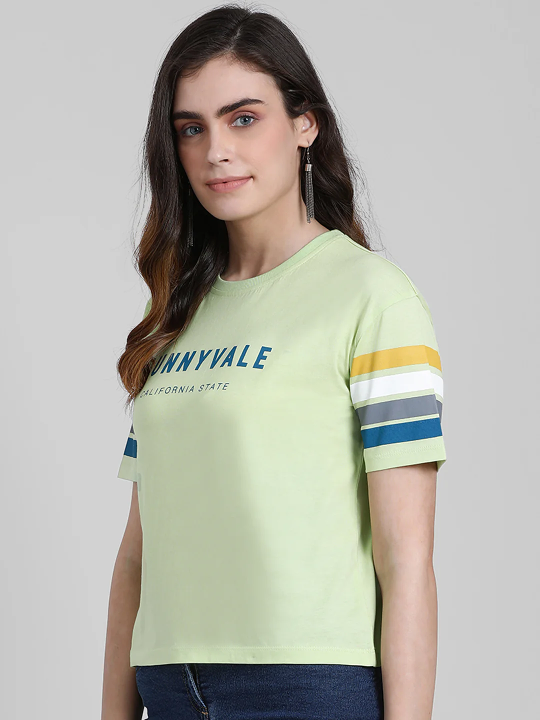 Green Printed T-Shirt