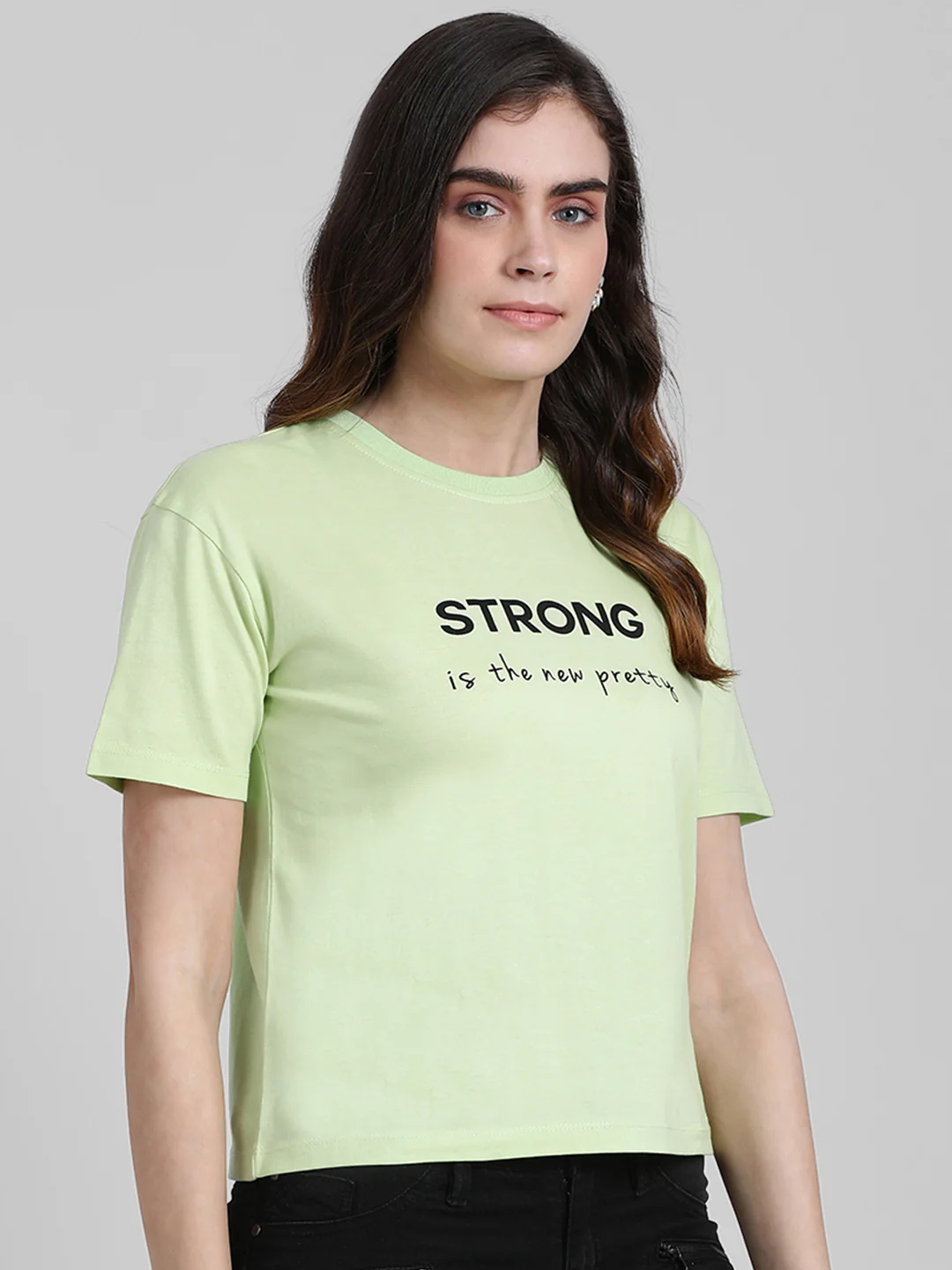 Green Printed T-Shirt - Image 2