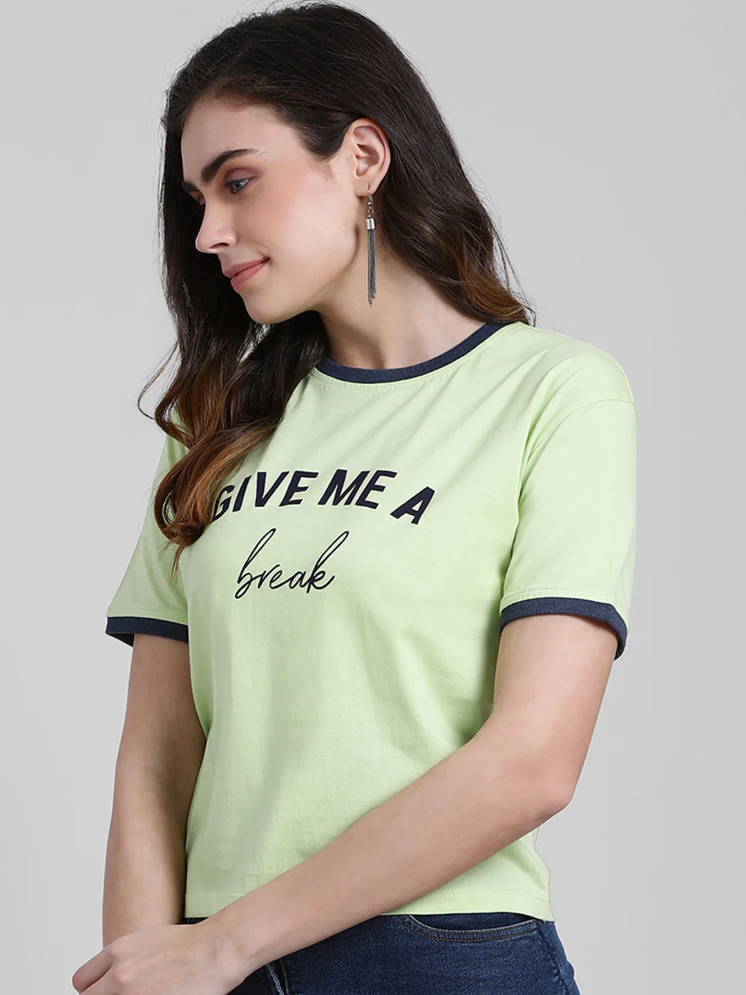 Green Printed T-Shirt