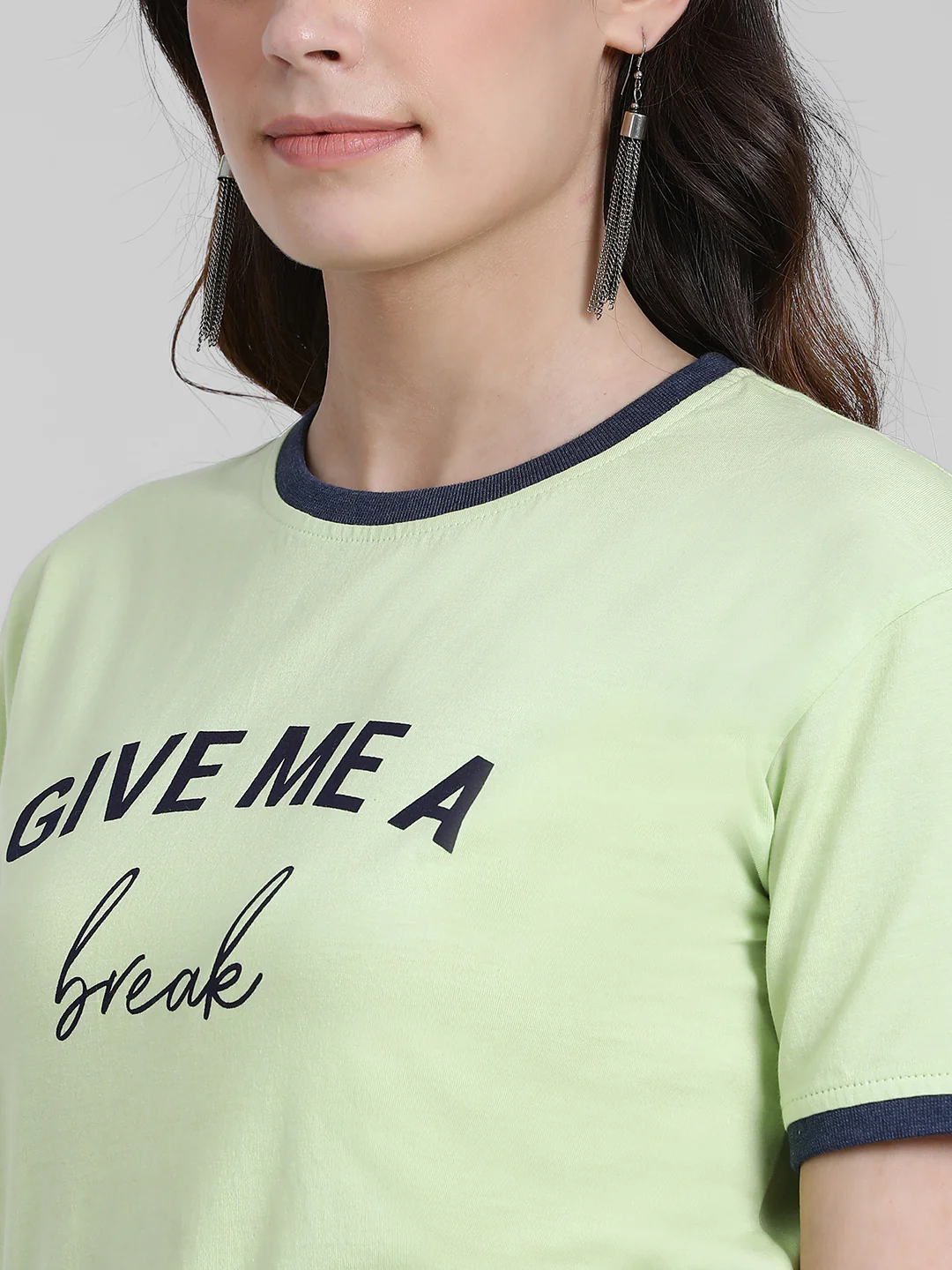 Green Printed T-Shirt - Image 3