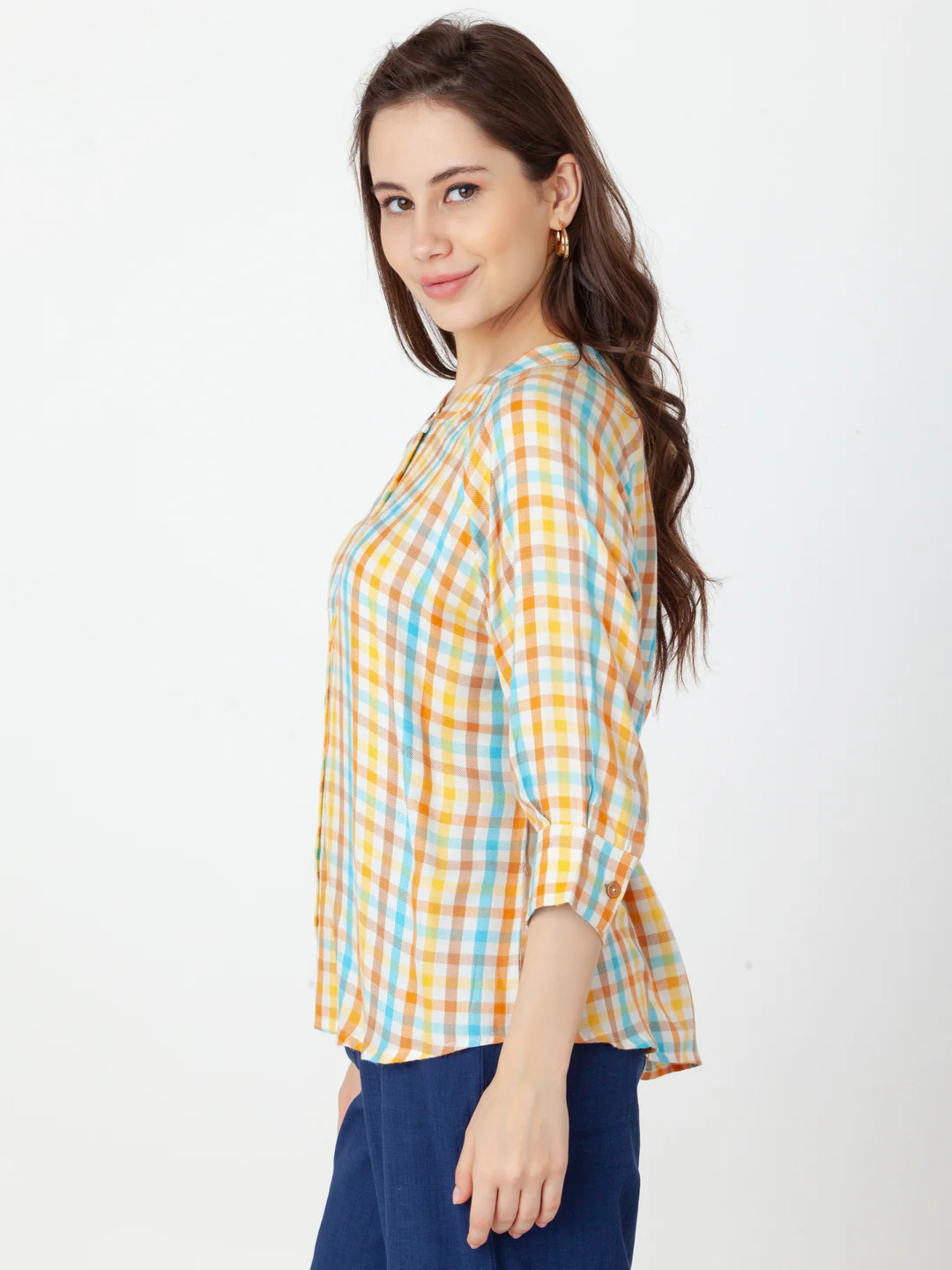 Multi Checks Regular Shirt - Image 3