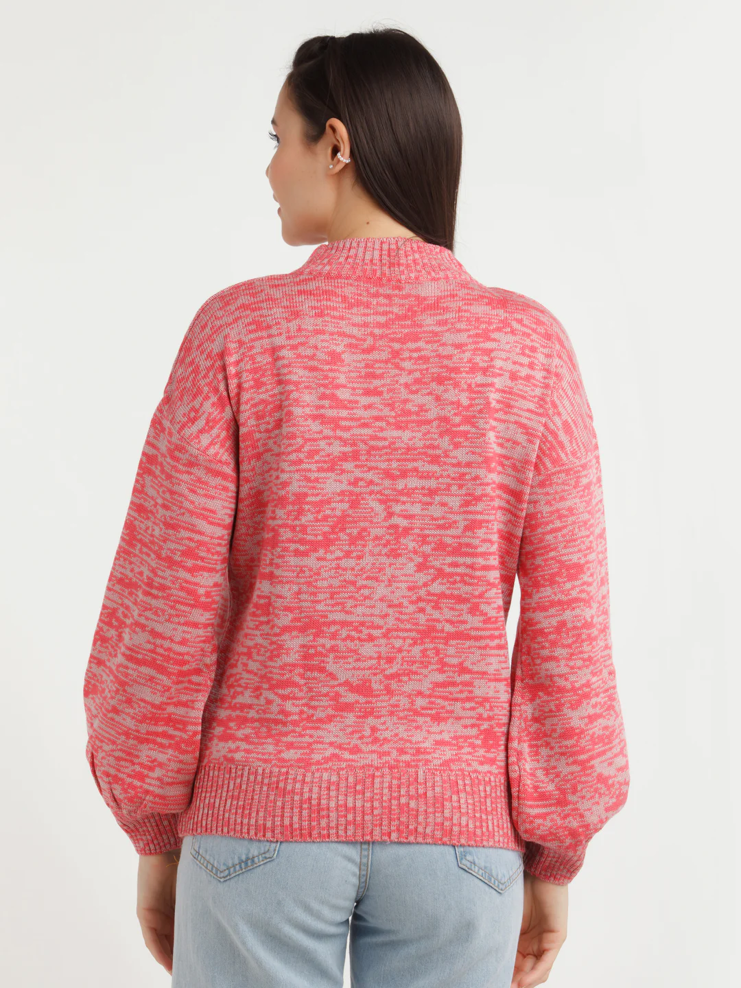 Multi Color Solid Sweater - Image 4