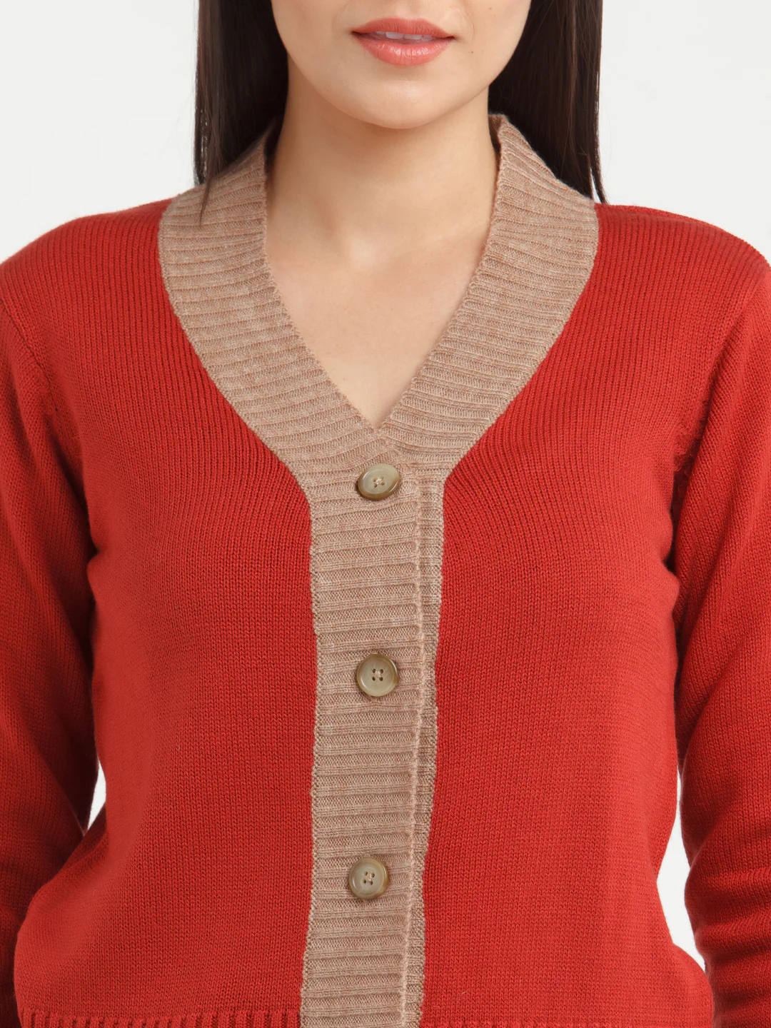Multi Color Solid Sweater - Image 6
