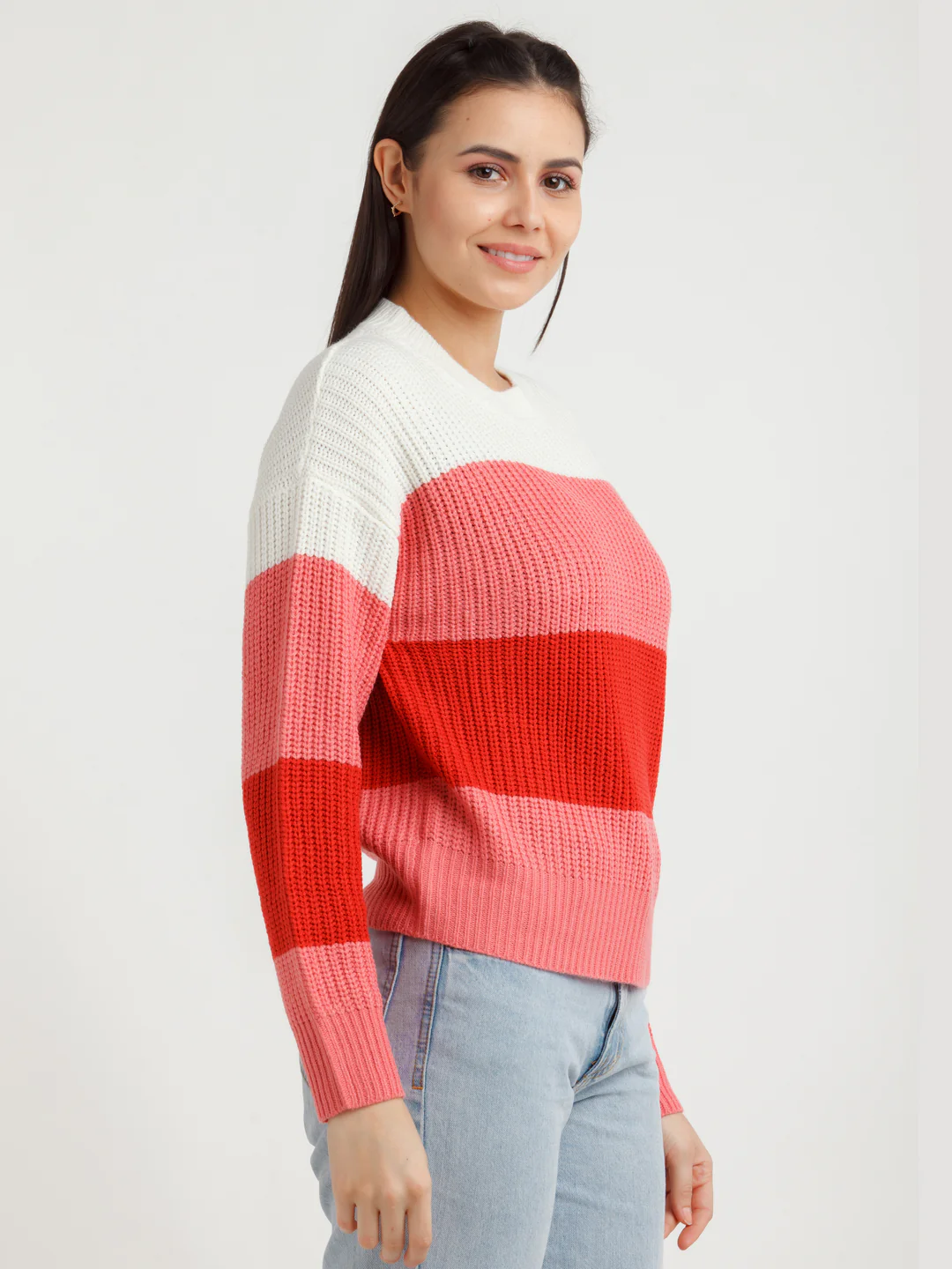 Multi Color Striped Sweater - Image 3