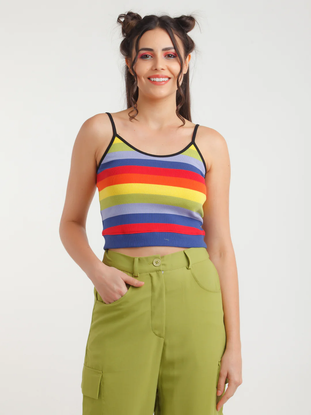 Multi Color Striped Top - Image 2