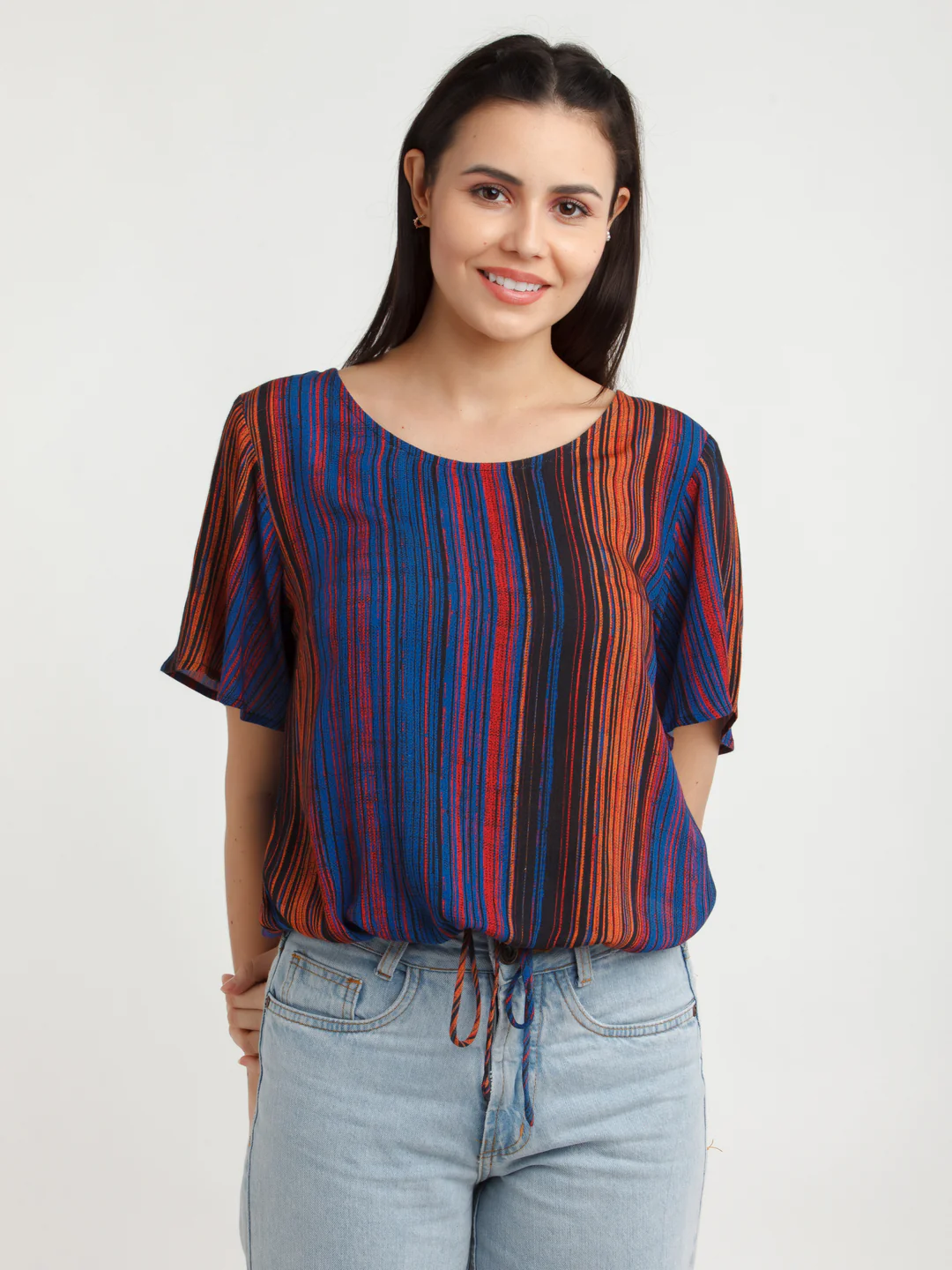 Multi Color Striped Top - Image 2